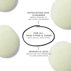 Biba De Sousa The Mandelic Scrub - Gentle AHA Exfoliation - Invigorating Daily Facial Cleanser For All Skin Types - (8 oz)