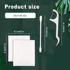 200 Pack Hotel Vanity Kit Individually Wrapped, Bulk Hotel Amenities Kit, Hospitality Set, Amenities Hotel Vanity Set Hygiene Products Include Cotton Pads, Cotton Swabs, Dental Floss Picks