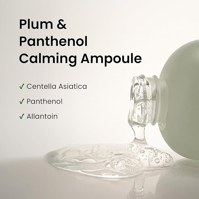 The Skin House Plum & Panthenol Calming Ampoule – Hydrating & Soothing Serum for Sensitive Skin, Non-Irritating (Dermatologist Tested) with Niacinamide & Centella[ 50ml /1.69 fl.oz]