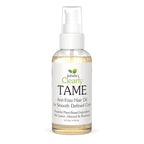 TAME Anti Frizz Smoothing Hair Styling Oil | Sulfate Free Leave In Hair Serum to Control Frizz, Add Shine for Curly, Frizzy, Dry Hair for Adults + Kids | Natural Hair Product Made in USA (4 Fl Oz)
