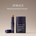 HORACE Healthy Glow Fluid for Men – Tinted Fluid Cream – Universal Shade for All Skin Types – 97% Organic & Natural Ingredients – No Parabens, Silicones, or Mineral Oils – 30 ml