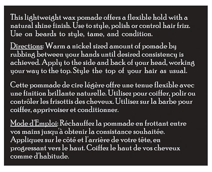 Brickell Men's Products Flexible Hold Wax Pomade for Men, Natural and Organic Irritation Free Natural Shine Hair Styling Product, 2 Ounce, Scented