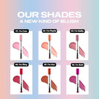 Sacheu Cheek STAY-N Liquid Blush for Cheeks — High Pigment, Buildable, Lightweight Cream Blush for Dewy & Radiant Flushed Cheeks — Long-lasting & Cruelty Free, Sugar & Spice Duo