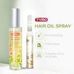 TYMO Argan Hair Oil Spray - Hydrating Natural 6 Blend Oil for Frizzy & Dry Hair, Organic Pure Formula, Daily Use for Hair, Smooth Damaged Ends, Olive Oil Infused, Add Shine