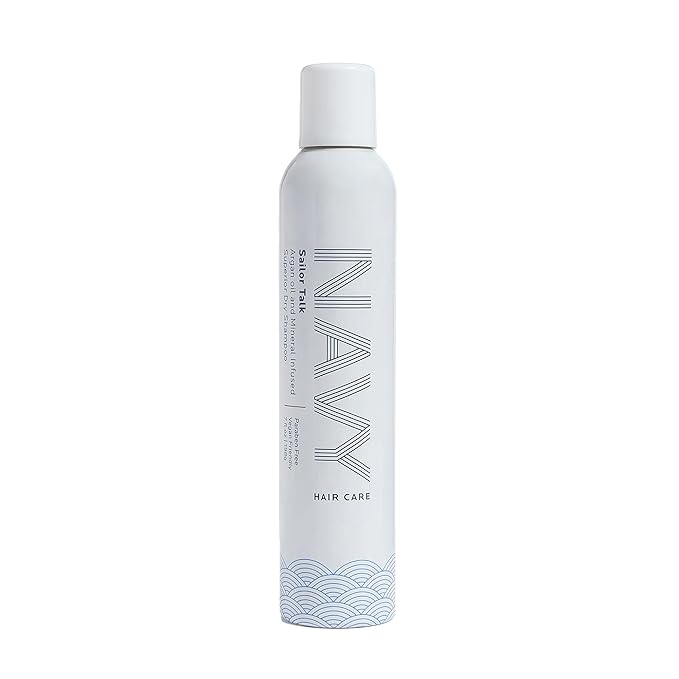 NAVY HAIR CARE Sailor Talk Dry Shampoo | Oil Absorbing and Nourishes Hair with Argan Oil | 7 oz