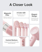 Laifen Hair Dryer SE, 200 Million Negative Ionic Blow Dryer with 105,000 RPM Brushless Motor 1400W Powerful Fast Drying High-Speed Low Noise Hairdryer with Magnetic Attachments