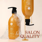 Luseta Manuka Honey Shampoo & Conditioner Set Hydrating and Moisturizing for Dry, Damaged and Dull Hair Restores Shine & Softness and Sulfate-Free 16.9oz*2