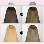 eZn Pudding Hair Dye, Ammonia-Free, Semi-Permanent DIY Korean Hair Dye Color with Keratin, Odorless Gentle for Sensitive Skin No Skin Irritation (Ash Beige Gray)