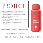 MK PROFESSIONAL Argan Oil Repair Shampoo for Dry Damaged Hair, Sulphate Free Keratin Hair Treatment, Moroccan Shampoo for Women & Men, Hydrating and Nourishing (All Hair Types) - 10.1 Fl Oz / 300 ml