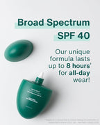 MANIA HOLIC Korean Sunscreen for Face SPF 40, No White Cast, Lightweight & Matte Finish, Makeup Primer, Non-Greasy Formula, Broad Spectrum UV Protection, Pore-Friendly, Korean Skincare,1.76 fl oz