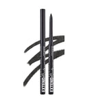 Black Shimmer Eyeliner Pencil Waterproof Retractable Black Gel Eyeliner Smudge-proof Hypoallergenic Makeup (12#)