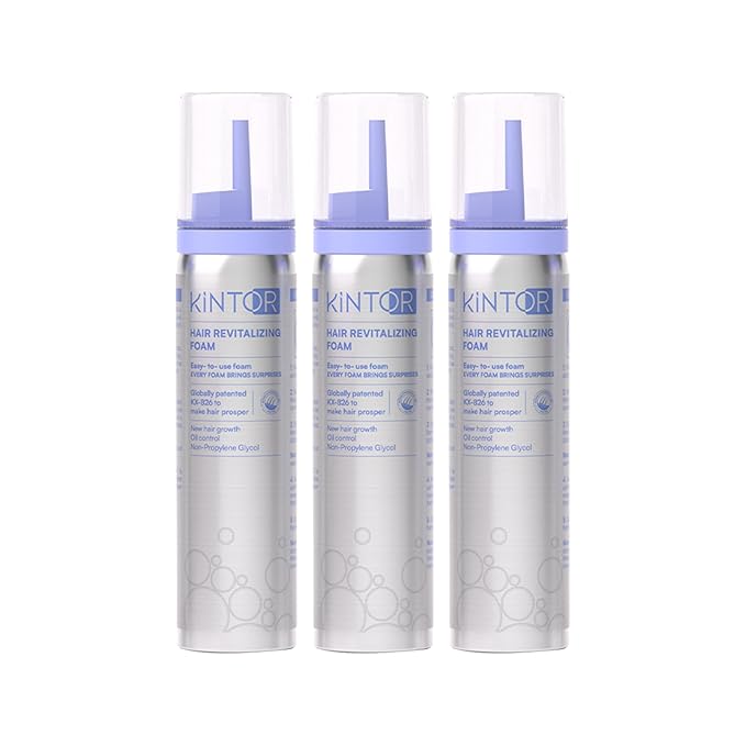 0.9% KX-826 KINTOR Hair Growth Products Foam, DHT Blocker for Men & Women Hair Regrowth, 180ml Pro