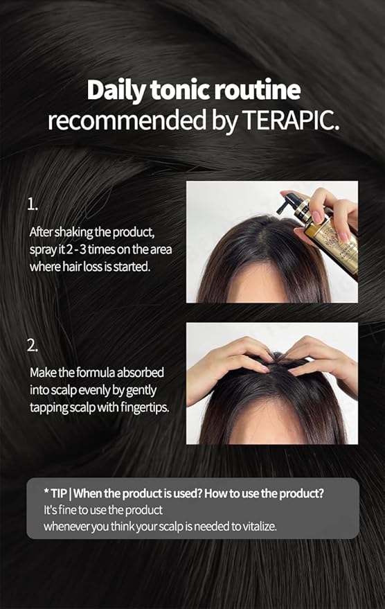 Hair Growth Tonic Serum - Hair Thickening Scalp Treatment, Anti Hair Loss & Root Strengthening, Instant Cooling & Soothing Care for Thinning Hair, 5.41 fl. oz