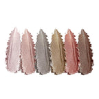 Glitter Eyeshadow Palette, Ultra-Shiny Sparkle Shimmer Eye Shadow with Fine Powder, Natural Pigment, Waterproof Sweat-Proof Long-Lasting Color, Shiny Multi-Color Nude Earth Tone Makeup Palette-6#