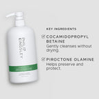 PHILIP KINGSLEY | Flaky Scalp Shampoo | Shampoo For Flaky, Itchy, Dry, Oily Scalps | Cleansing Scalp Care | Hair Shampoo that Hydrates, Soothes and Calms | 1L Pump