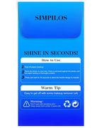 Blue Face Glitter - Waterproof and Long-Lasting Body Glitter Speckles, Sparkle Makeup Patches for Festivals and Parties (BLUE - 8 Sheets)