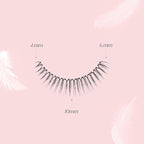 EYEME Cutting Eyelash NO.W36 – 5 Set Pack, Makeup Artist’s Pick! W-Cut Cluster Lashes with Short Front & Longer Center for a Natural, Deep Eye Look, Flexible & Lightweight, Glue Not Included, K-Beauty