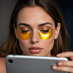 20 Pairs Lip Masks & Eye Masks,V- Face Lift Strap, 24K Gold Gel Crystal Collagen Eye Pads,Moisturizing Lip Mask Crystal Pads,Under Eye Patches for Dark Circles,Eye Bags, Wrinkles, Full face care