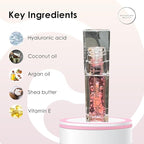 BEAUTY SPF 30 Juicy Lux Hydrating Lip Oil, Deeply Nourishing with Hyaluronic Acid, Coconut Oil, Argan Oil, Shea Butter and Vitamin E, Non-Sticky, SPF Protection Lip Care (Berry Bliss)