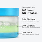 MAREE Glycolic Acid Pads - Toner Pads for Face Cleansing - Exfoliating Pad with Tea Tree Oil, Salicylic Acid & Vitamins E, B3, B5 - Acne Clearing, Skin Pore Resurfacing & Radiance Device - 50 Count