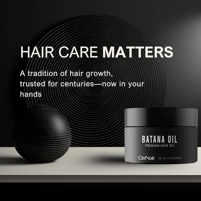 Dr Sebi Batana Oil for Hair Growth - 100% Raw Batana Oil, Organic & Natural, Cold-Pressed Sourced from Honduras, For Thicker & Stronger Hair, 4.23 oz for Men and Women