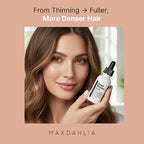 MAXDAHLIA Root Bloom All-Natural Hair Growth Serum with Ashwagandha, Rosemary, Castor Oil, White Willow Bark, Green Coffee Oils for Hair Restoration and Hair Growth