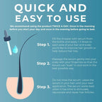 Tricho Labs Folliboost Hair Growth Serum - Natural-Based Formula w/Biotin & Peppermint Oil - Hair Care for Thicker & Fuller Hair - 2oz, 6-Pack