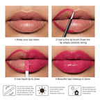 Kaely Longwear No-Budge Lipstick for Women, Highly Pigmented Liquid Lip Color Makeup, Non-Transfer Lip Gloss Stain Waterproof Smudge Proof 24 Hour, Instant Shine, Vegan & Cruelty-Free, 16 STRIKING