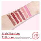 Nude Lip Stick,Matte Cream Lipstick Set for Women,Long Lasting Waterproof Smudge Proof Velvet lipsticks Crayon,Lip Makeup Kit Travel Size,Vegan & Cruelty-free (Pack of 1)