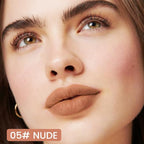 evpct Longwear Liquid Lip Liner Stain Marker Pen Long Lasting Waterproof, Nude Brown Matte Semi Permanent 24 Hour Lip Liner and Lipstick Combo, Korean Color Stay Lipliner All Day, Lips Stain peel off