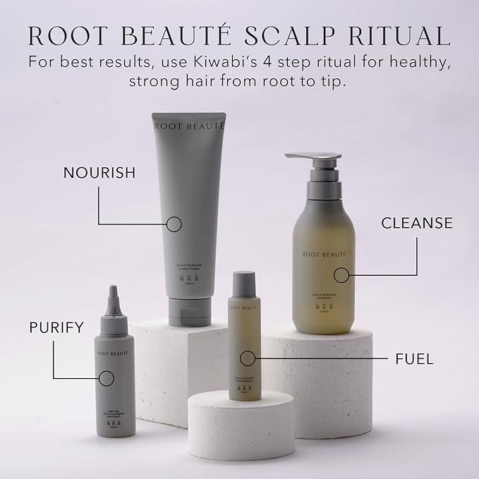 Kiwabi Root Beauté Regrowth Hair Serum – Lightweight Hair Growth Serum for Men and Women – Help Prevent Hair Loss for Thicker, Stronger Strands – Fragrance-Free & Fast-Absorbing (2.1 fl oz)