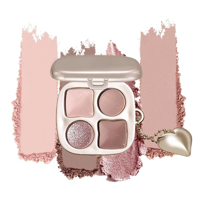 Eyeshadow Palette Multi-Finish , Matte Shimmer Metallic Eye Brightening Palette with Silky Smooth Powder, Fine Shimmer Duochrome Sparkle, Long-Lasting Blendable Shadows for Aegyo-Sal Highlight-3#