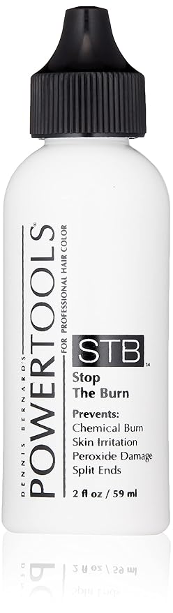 POWERTOOLS STB, The Original Stop The Burn 2 oz | Mix Directly Into Hair Color Formula To Lessen Scalp Irritation From Hair Color