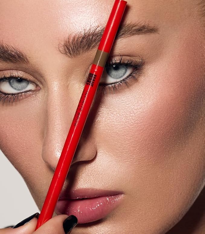 MAKE Beauty Nano Brow, Micro Eyebrow Pencil. Long-Lasting Smudgeproof Eye Brow Makeup for Hairlike Lines. Precision Liner for Natural-Looking Eyebrows - Shade, Cool Taupe Medium Brown