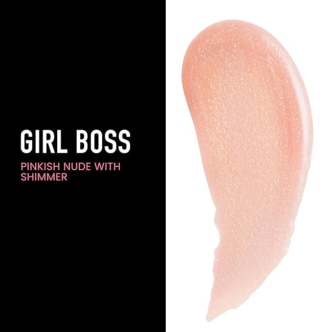 Frankie Rose Cosmetics Lip Gloss | Non-Sticky Formula, Long Lasting Gloss Shimmer, Bold Pigment & Hydrating Gloss of Lips, Girl Boss Shimmer Lip Gloss, 20g