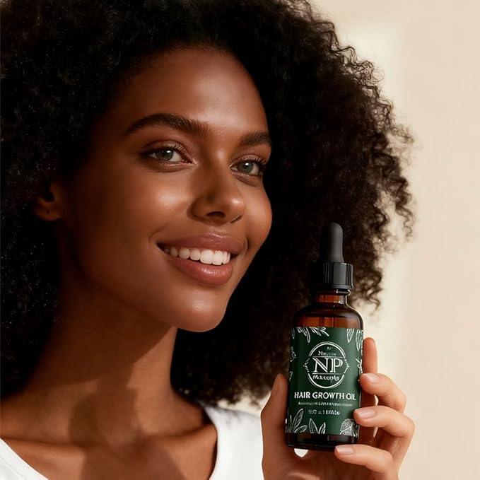 NP NATURES PHILOSOPHY Rosemary Mint Hair Growth Oil, Stimulates Hair Regrowth, Anti-Hair Loss, Nourishing Scalp Treatment for Thicker Fuller Hair, Aussie Hair Growth Products for All Hair Types