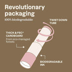 ATTITUDE Oceanly Sheer Lip Gloss Stick, EWG Verified, Titanium Dioxide-Free, Vegan Makeup & Beauty, Cruelty-Free, Plastic-Free, Silky Pink, 0.12 Ounces