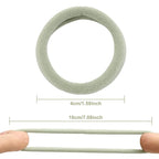 100 Pcs Thick Seamless Hair Ties, Ponytail Holders Hair Accessories No Damage for Thick Hair Christmas Gift(Light Theme Colors)