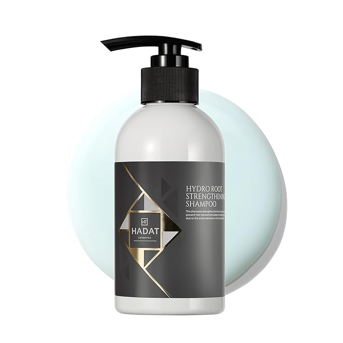 HADAT Root Strengthening Shampoo Hair Growth - Premium Rosemary Clarifying Shampoo for Oily Scalp - Moisturizing Volumizing - Sulfate Low, p-H Balanced, for Women & Men, 8.45 Fl Oz