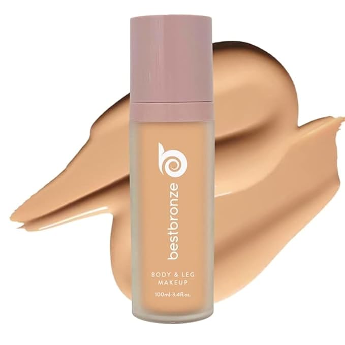 Best Bronze Bombshell Body Makeup - Tattoo Cover Up Makeup & Body Foundation Waterproof - Tattoo Concealer Waterproof for Scars, Varicose Veins Cover Up & Leg Foundation (C4.5 Peachy Golden Neutral)