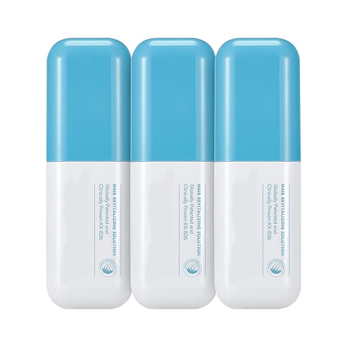 0.5% KX-826 Hair Growth Spray DHT Blocker Hair Thickening Regrowth Treatments,Oil Control Hair Loss Reduction 3-6 Months New Hair Visible,Hair Growth Products Men&Women-3 Month Supply 180ml