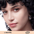 about-face THE PERFORMER Skin-Focused Foundation L1Neutral – Medium Coverage, Long-Wear, Breathable & Buildable Base – Clean, Vegan, Hydrating Formula with Blue Agave & Chlorella – 1.08oz