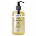 Organic Castor Oil - Cold Pressed 9 fl oz - 100% Pure & Hexane Free - Castor Oil for Hair Growth - Moisturizing & Nourishing - for Face & Body