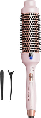 Wavytalk Thermal Brush, Blowout Express 1.7 Inch Blowout Brush, Negative Ion Technology for Creating Smooth Relax Blowouts, Give The Hair Body and Shine, Millennial Pink