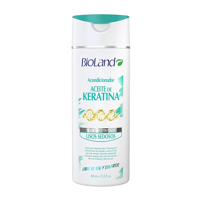 Keratin Oil Conditioner - Ultra-Concentrated Conditioner for Treated & Straight Hair - 13.53 fl oz (400mL)