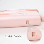 ANGENIL Pro Titanium Flat Iron Hair Straightener 1.75" Wide, Salon Grade Dual Voltage Straightening and Curler 2-in-1 with Heat Resistant Silicone Mat, Adjustable Temp 240°F-470°F, 15s Fast Heating