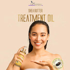 Savannah Hair Therapy Hair Oil with Shea Butter & Keratin- Restore, Revive, Nourish for Dry, Damaged & Color Treated Hair, 3.38 Fl Oz/100 ml