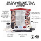 Mehron Makeup Premium Character Kits| Makeup Kits for Halloween & Cosplay| Made in the USA | Complete Kit | Includes all Tools & Instructions on How to Create the Look | (Vampire)