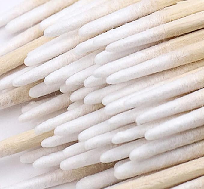 2000 pcs 4 Inch Pointed Cotton Swabs Precision Microblading Cotton Tipped