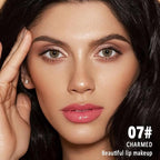 Kaely Longwear No-Budge Lipstick for Women, Highly Pigmented Liquid Lip Color Makeup, Non-Transfer Lip Gloss Stain Waterproof Smudge Proof 24 Hour, Instant Shine, Vegan & Cruelty-Free, 07 CHARMED